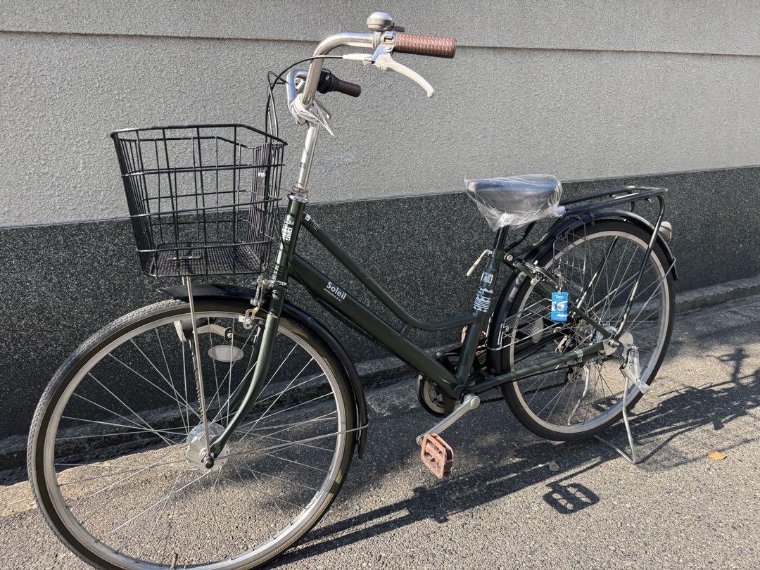 317番　全車両格安販売‼️ 26インチ　オートライト　変速　シティサイクル