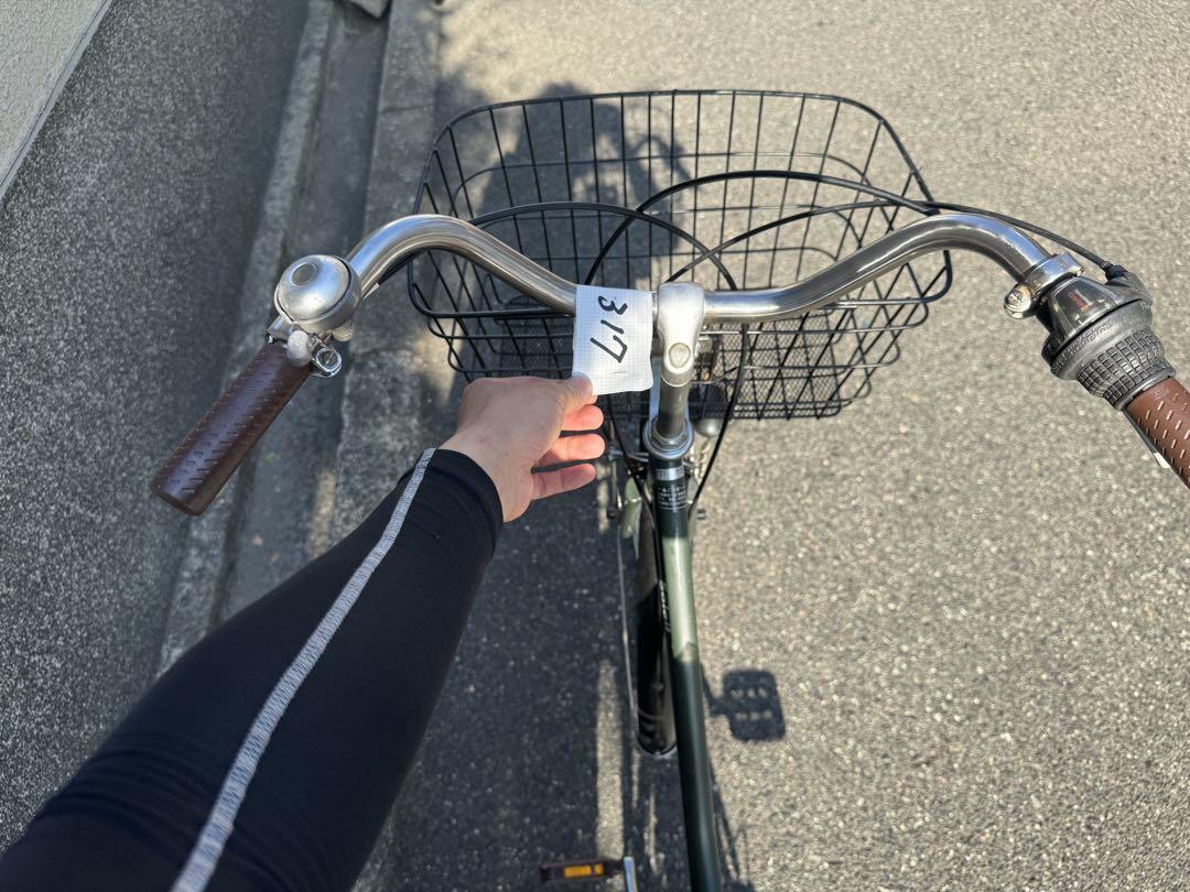 317番　全車両格安販売‼️ 26インチ　オートライト　変速　シティサイクル 317番 全車両格安販売‼️ 26インチ オートライト 変速 シティ