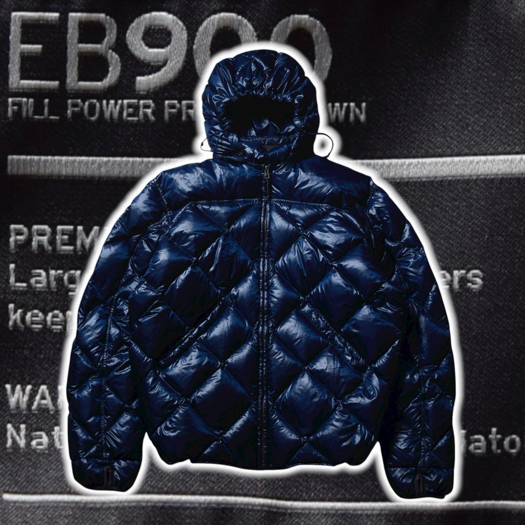 y2k Eddie Bauer EB900 ダウン パーカーダイヤ c-boyXL LL Eddie Bauer