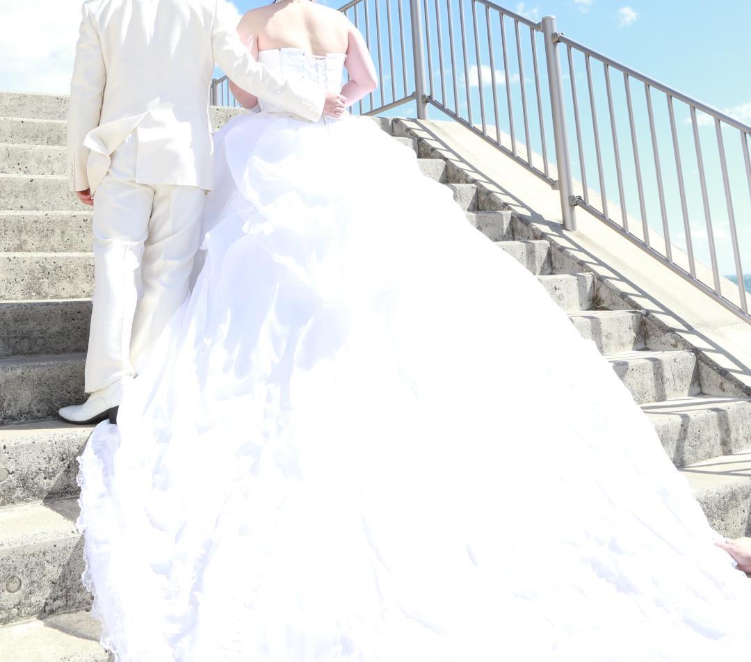大きいサイズLoveryWedding高級ウエディングドレス13号15号17号