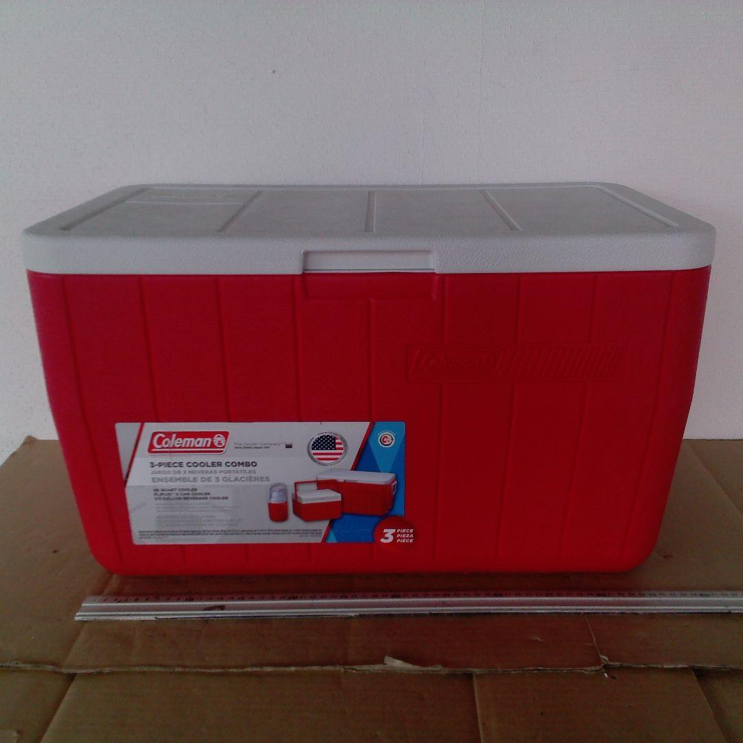 コールマン クーラーボックス 45L ポリライト48QT レッド