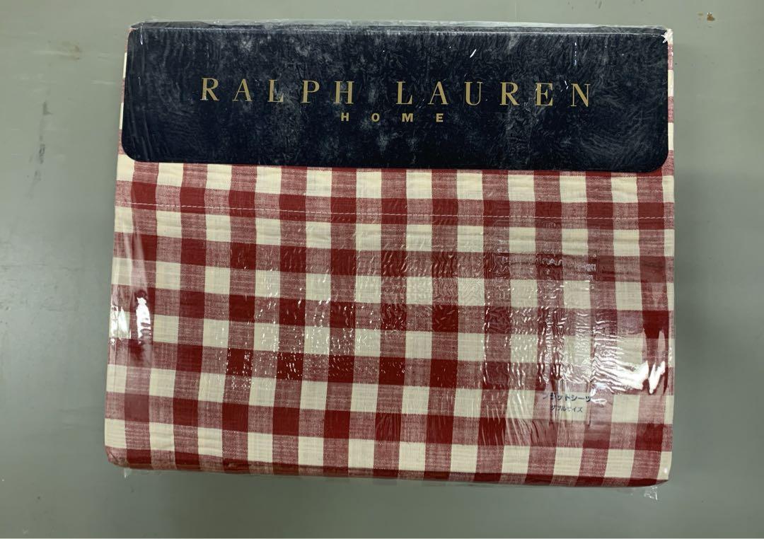 Ralph Laurenフラットシーツ, フィッティドシーツ,セット, 合計2点