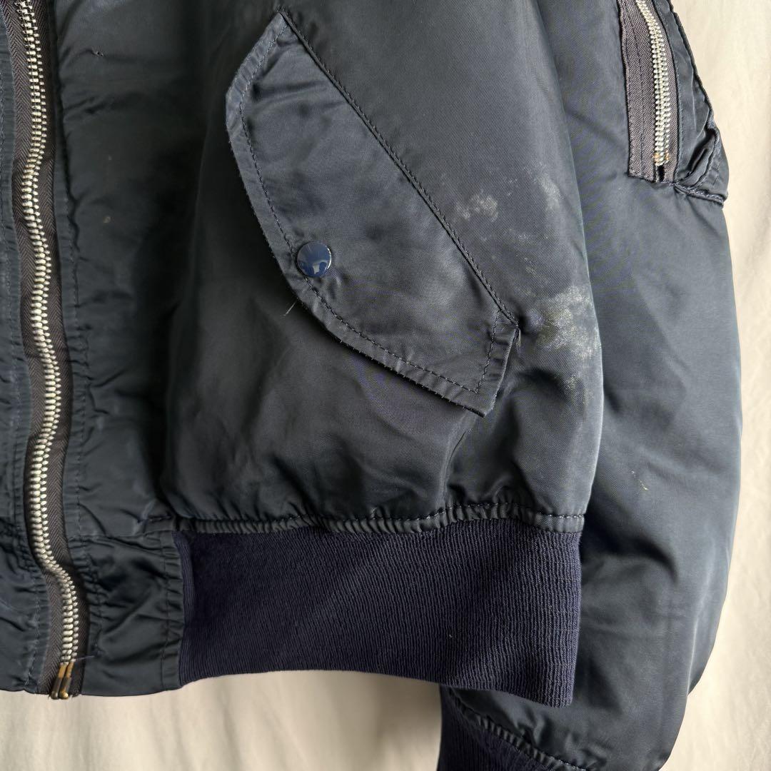 USA製 80s ALPHA INDUSTRIES リバーシブル ボンバー