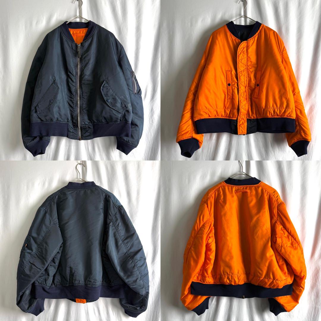 USA製 80s ALPHA INDUSTRIES リバーシブル ボンバー