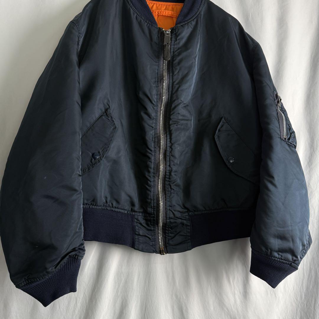 USA製 80s ALPHA INDUSTRIES リバーシブル ボンバー
