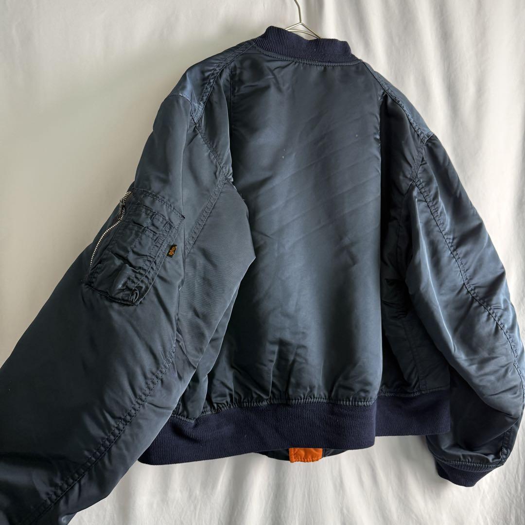 USA製 80s ALPHA INDUSTRIES リバーシブル ボンバー