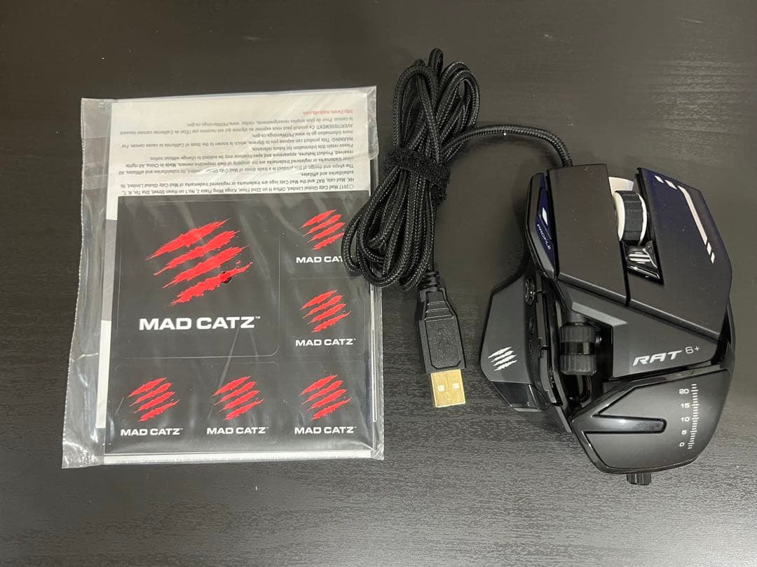 Mad Catz マッドキャッツ R.A.T.6+ ゲーミングマウス ブラック
