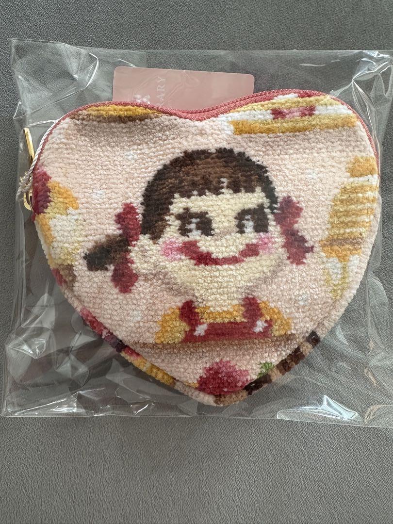 フェイラー　ペコちゃん　ハート型ポーチ
