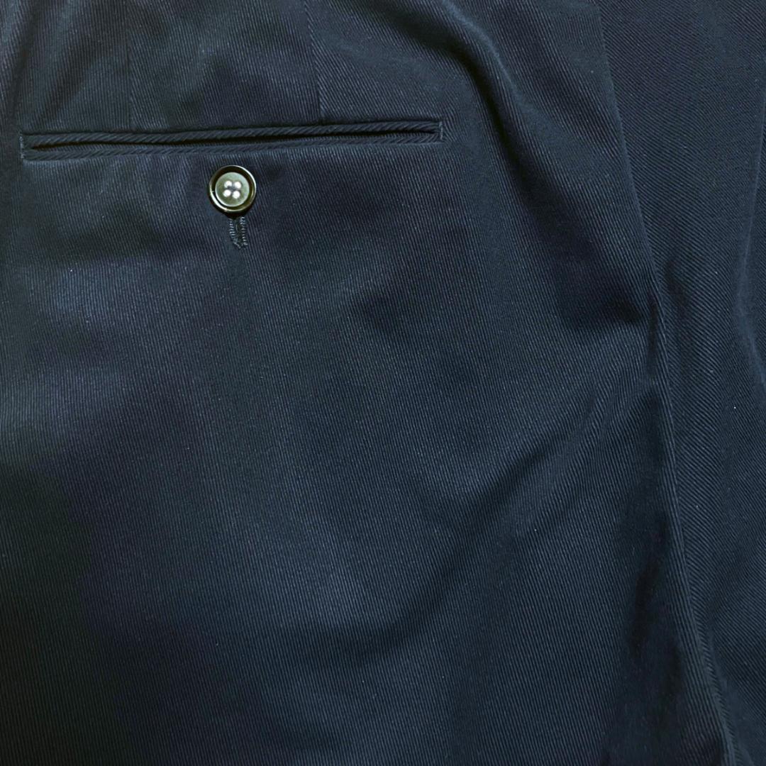 美品　ZEGNA　チノパン　ウィンターチノ　パンツ　ネイビー　52　XL