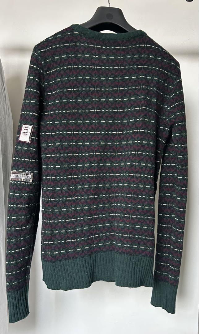 RAF by RAF SIMONS ラフシモンズ パッチワーク ニットセーター