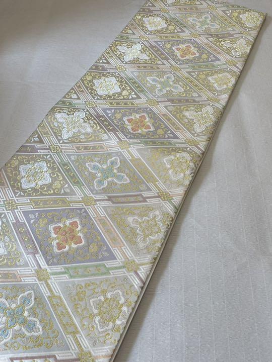 定番限定SALE 美しいキモノ掲載 西陣織 上品なフォーマル袋帯 正絹 DVLtI-m81147103642 セール即納