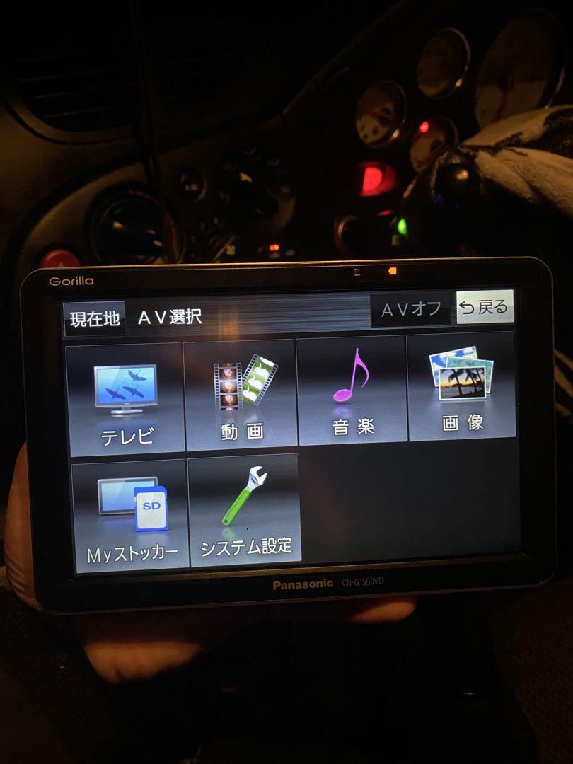 パナソニック ゴリラ CN-G1500VD SSDポータブルカーナビゲーション
