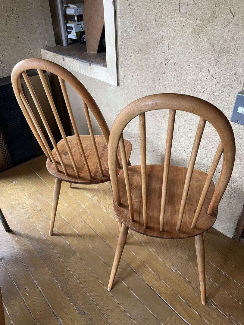 ercol アーコール クエーカーチェア 2脚セット