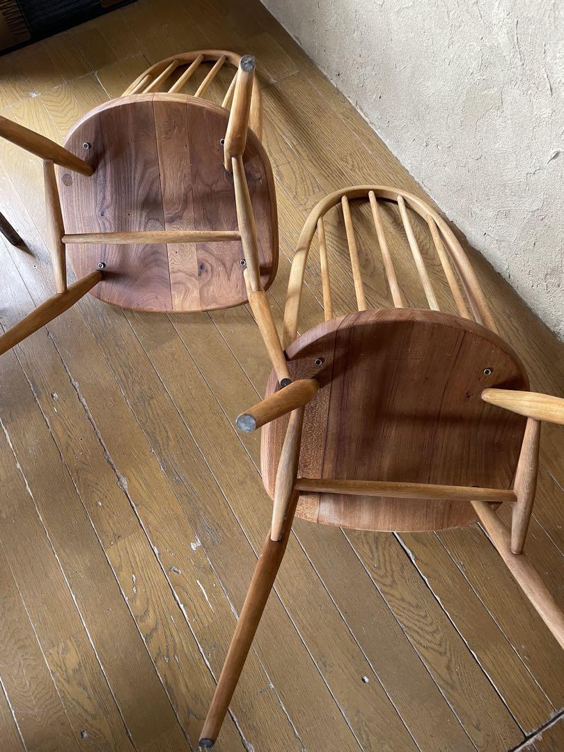 ercol アーコール クエーカーチェア 2脚セット