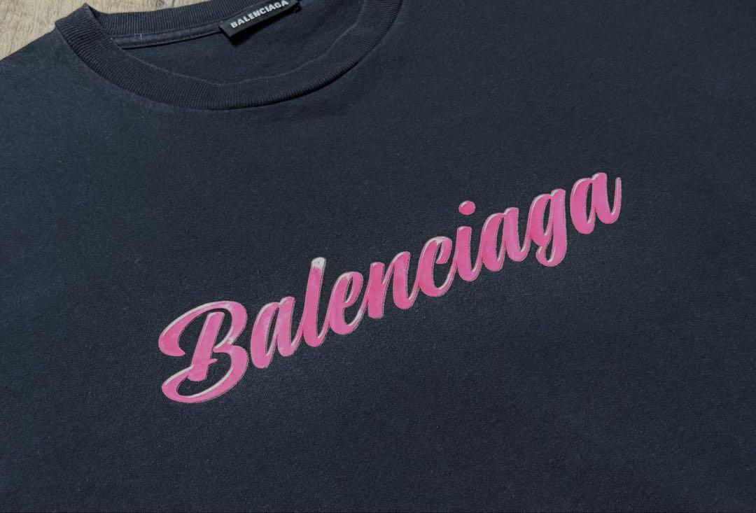 国内正規品！本物！ BALENCIAGA バレンシアガ ロゴプリントTシャツ
