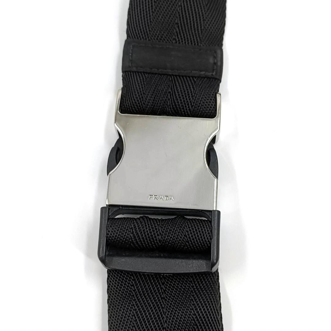 人気希少✨プラダ ウエストポーチ ボディバッグ ナイロン 三角ロゴ 黒 白タグ 人気希少✨プラダ ウエストポーチ ボディバッグ ナイロン 三角ロゴ 黒 白タグ