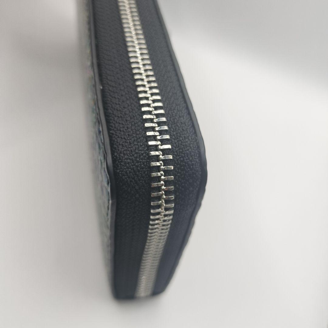 クロコダイル 長財布 ラウンドファスナー 三共商会 未使用品 極美品