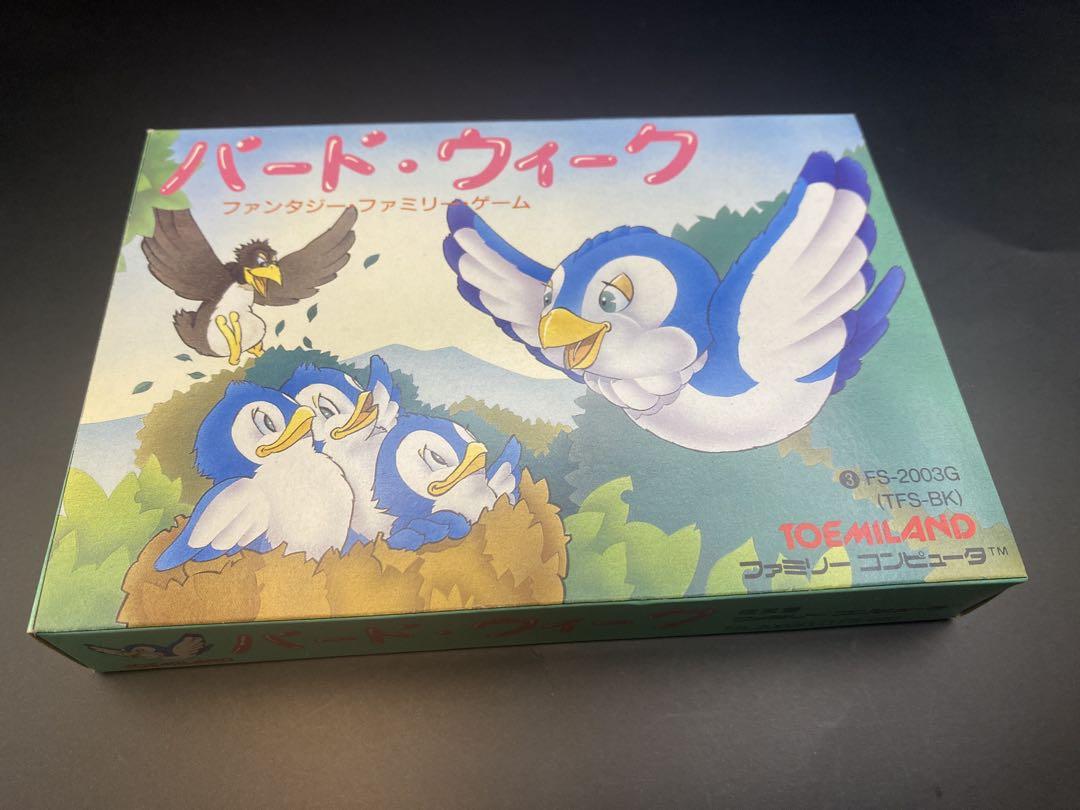 極美品】バードウィーク ファミコン ソフト FC 任天堂 Nintendo