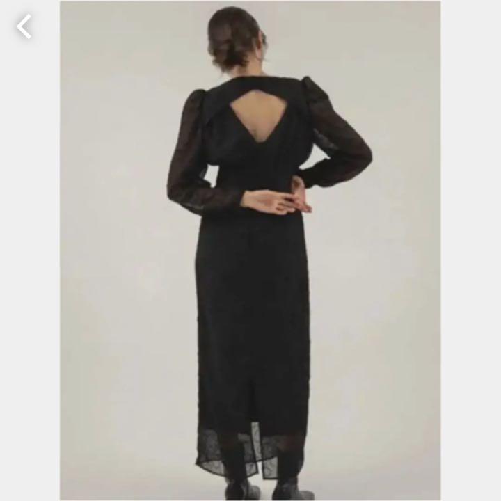 HOT爆買い Knuth Marf back open sheer dress 2ztaf-m81160034080 低価限定SALE