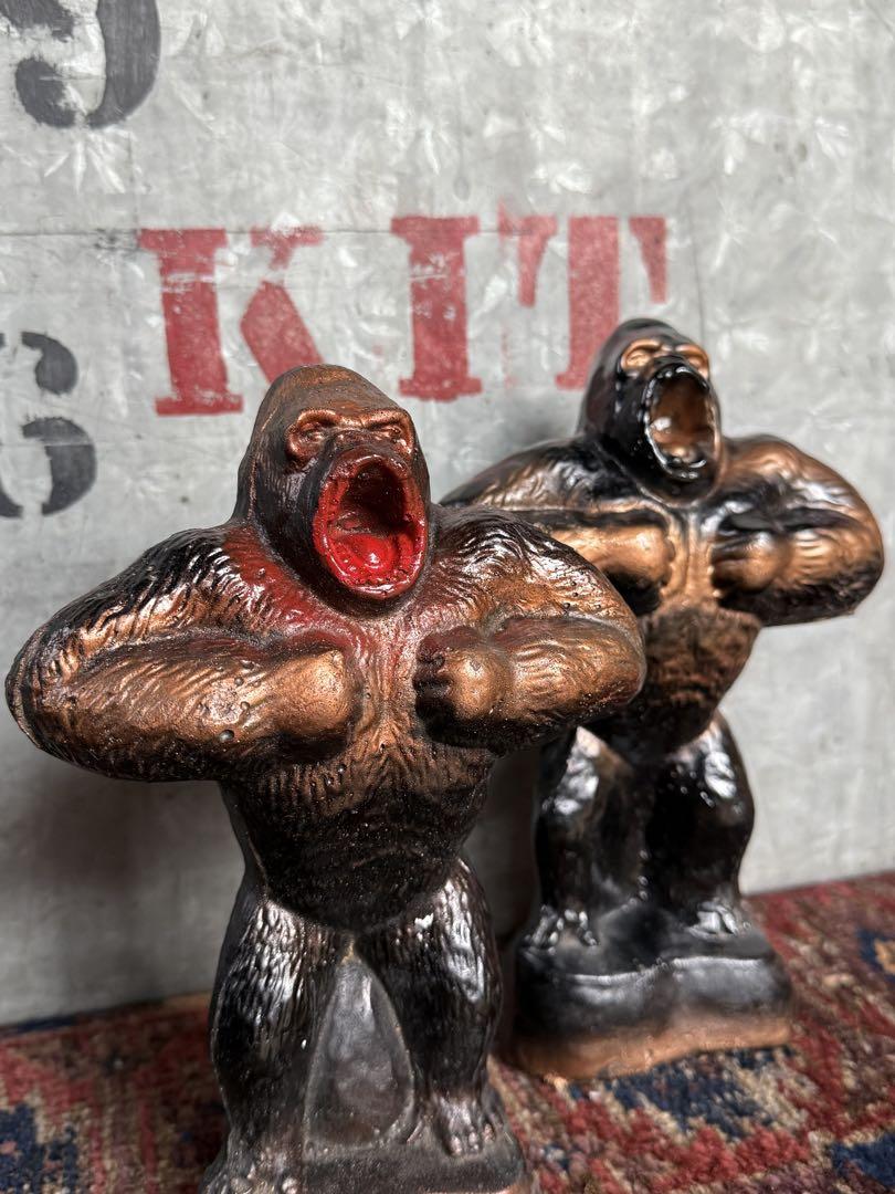 アンティーク雑貨 Vintage King Kong Chalkware Bank
