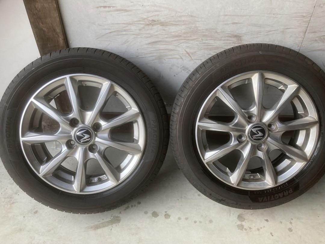 KZ14さん専用②美品！タイヤほぼ新品！プラクティバ155/65R14 軽自動車