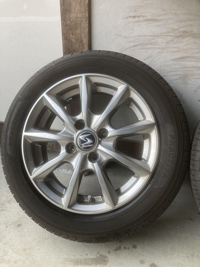 KZ14さん専用②美品！タイヤほぼ新品！プラクティバ155/65R14 軽自動車