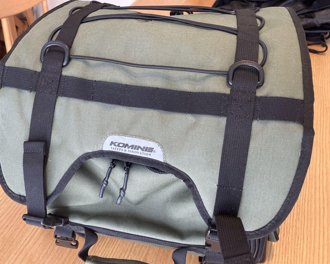 KOMINE SA-241 シートバッグ 38L-58L オリーブ色