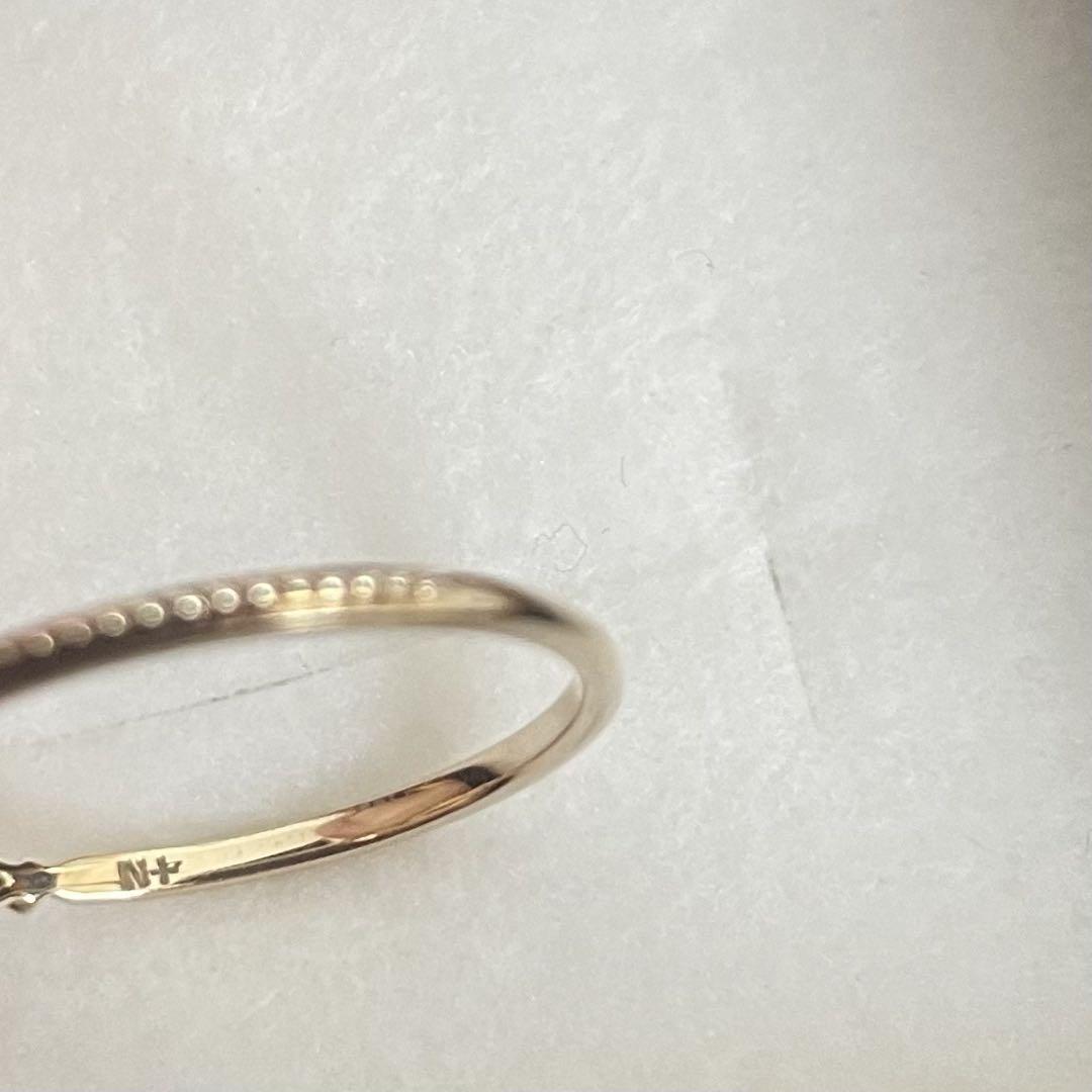 NOJESS ノジェス　K10 アクアマリン　リング　13号