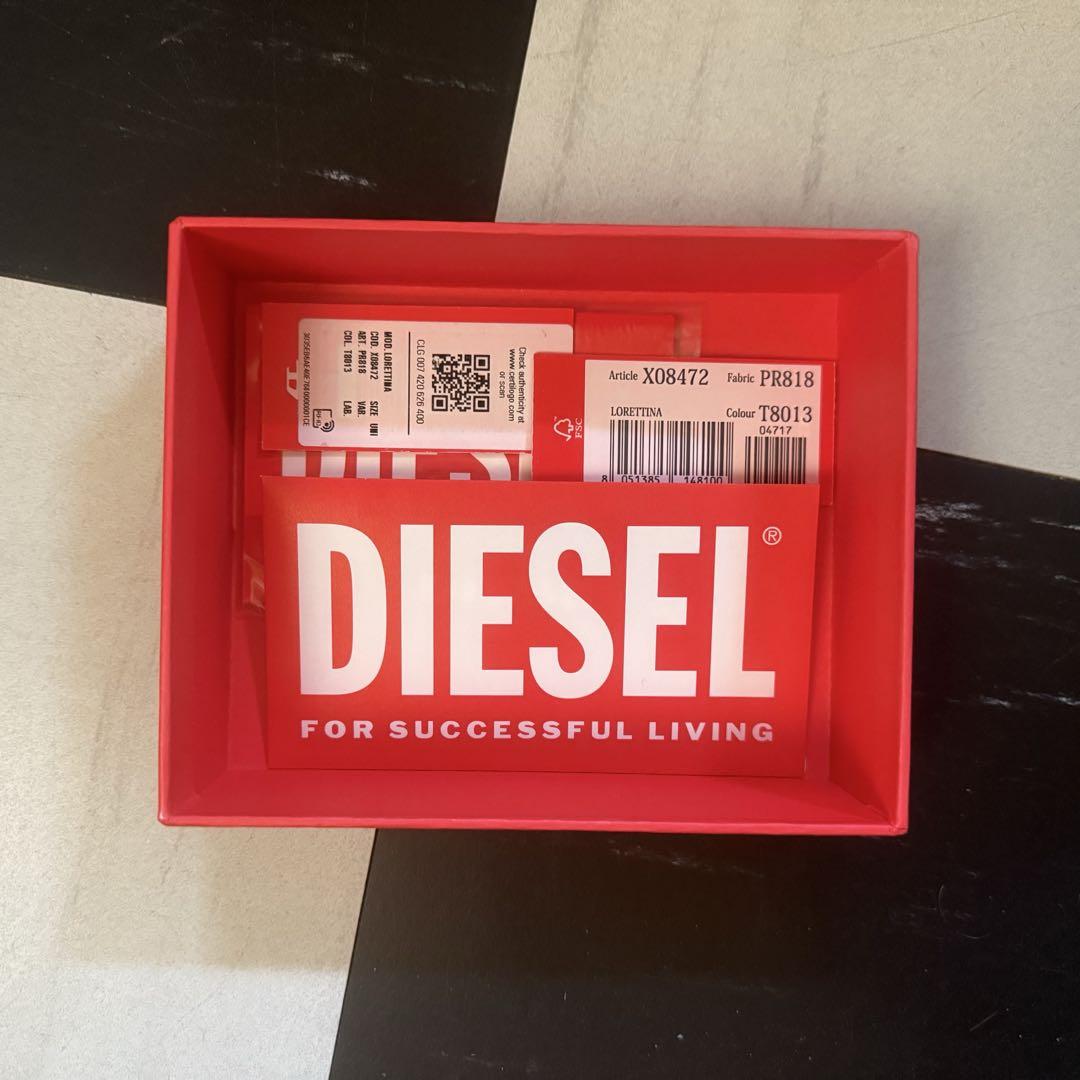 DIESEL ブラック 三つ折り財布