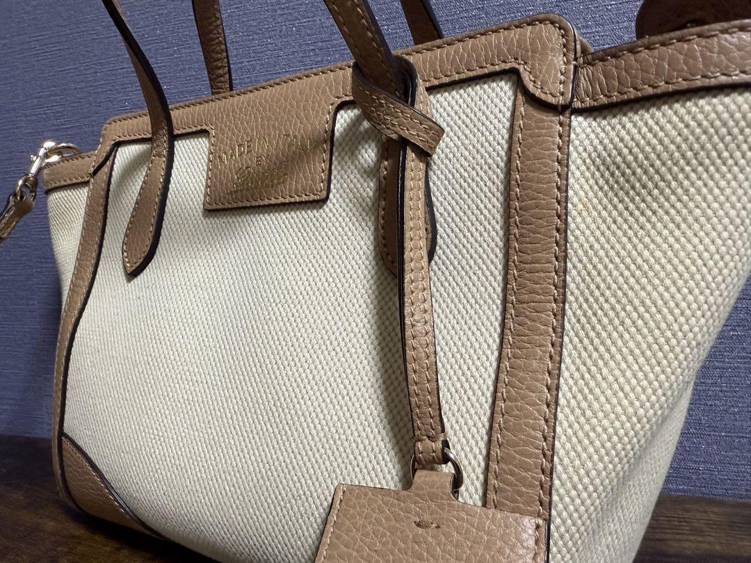 GUCCI スウィングミニ 2wayショルダー ベージュ - メルカリ