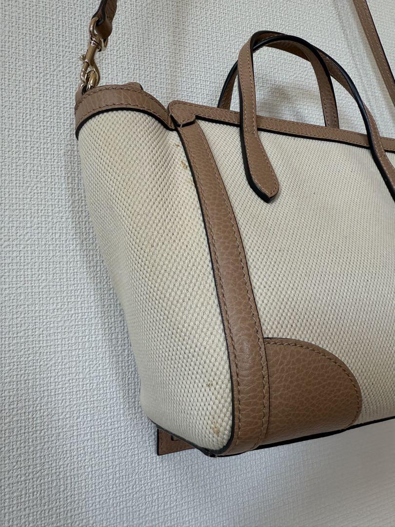 GUCCI スウィングミニ 2wayショルダー ベージュ - メルカリ