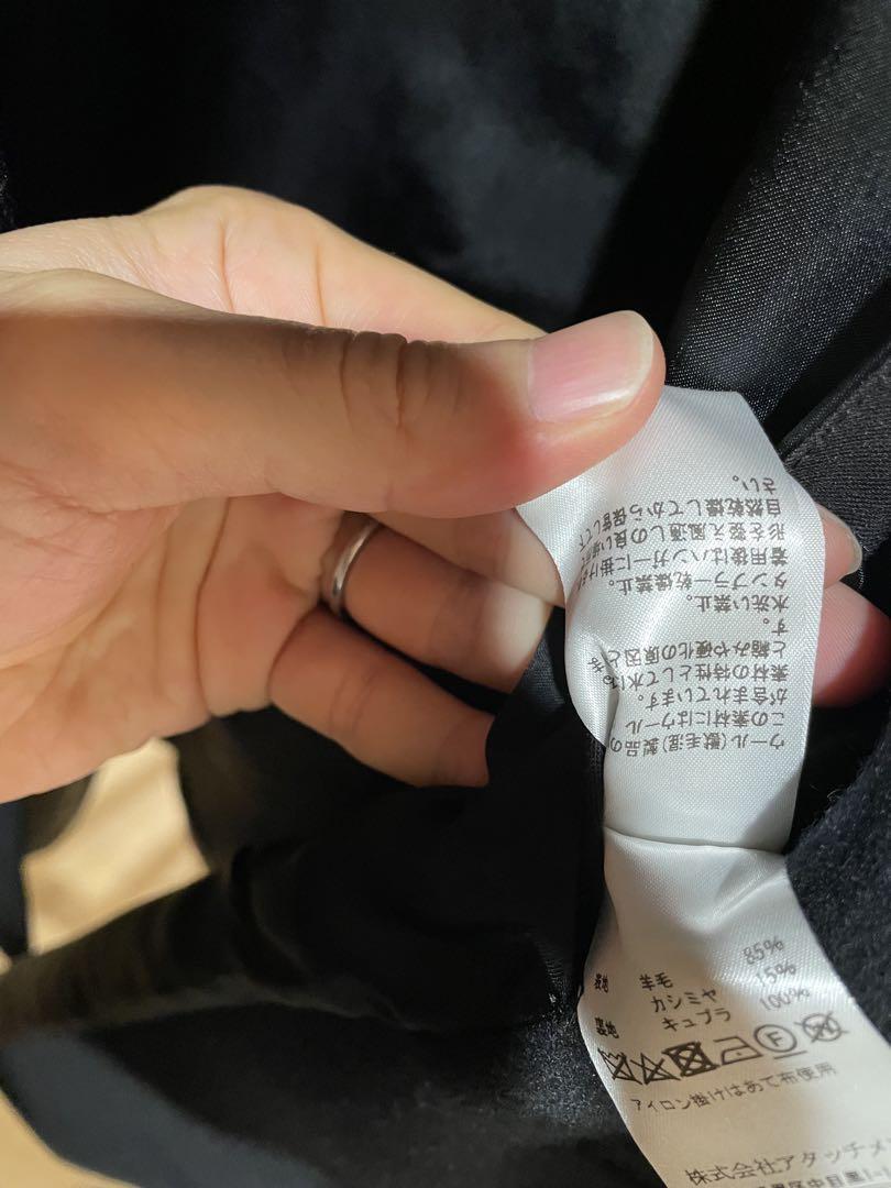 【期間限定値下げ】カズユキクマガイ　カシミヤ混平二重メルトン チェスターコート