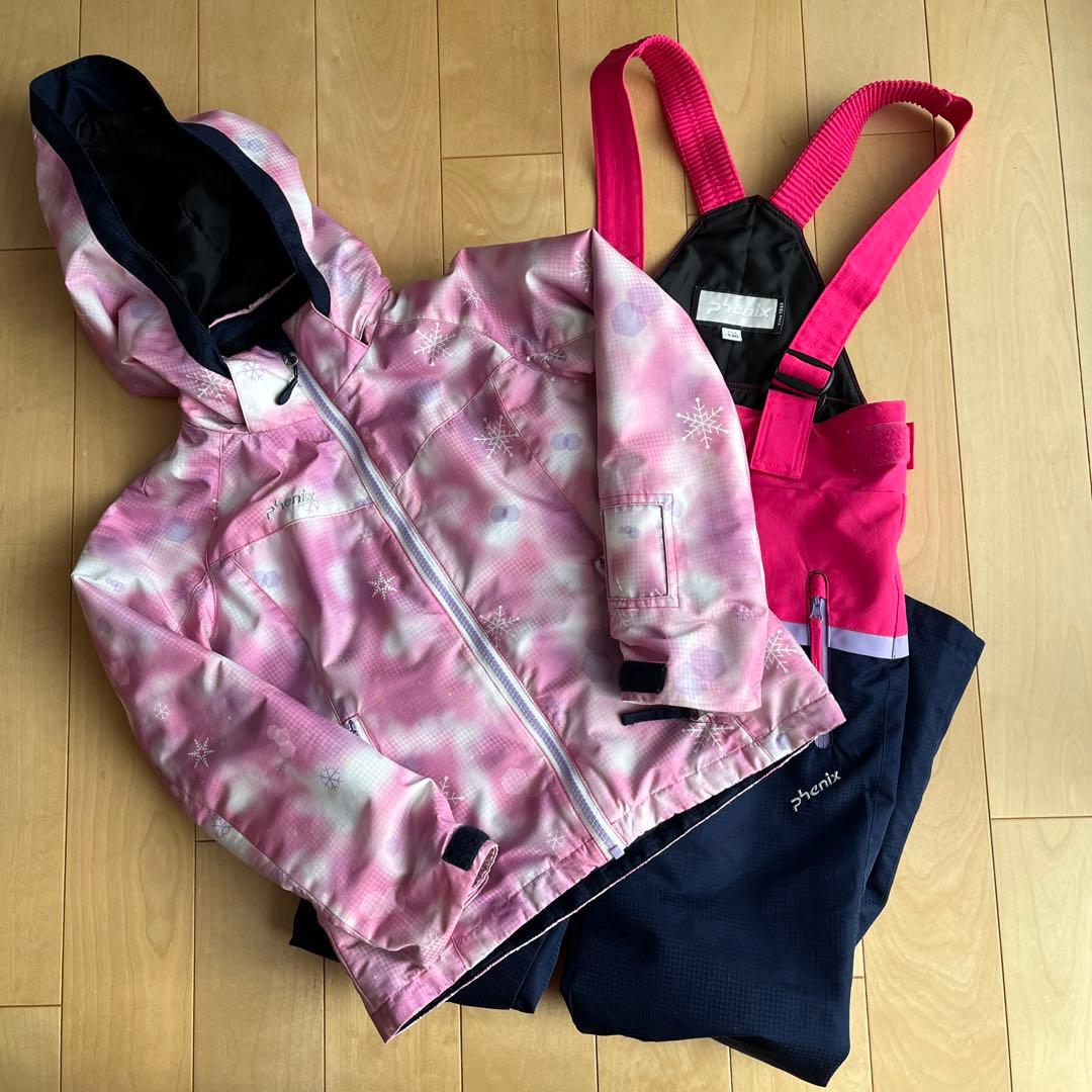 Phenix スキーウェア 子ども用 130サイズ ピンク ウィンタースポーツ
