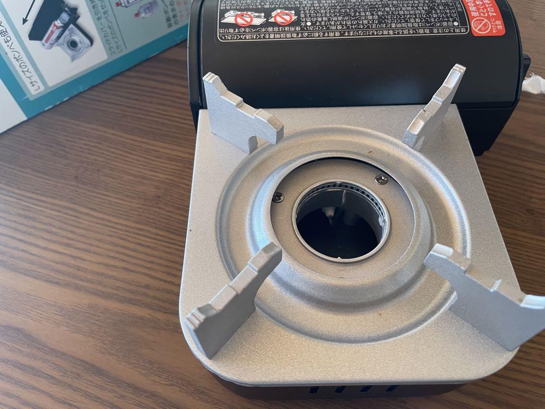 ニチネン KC-333 カセットコンロ 黒 ブラック