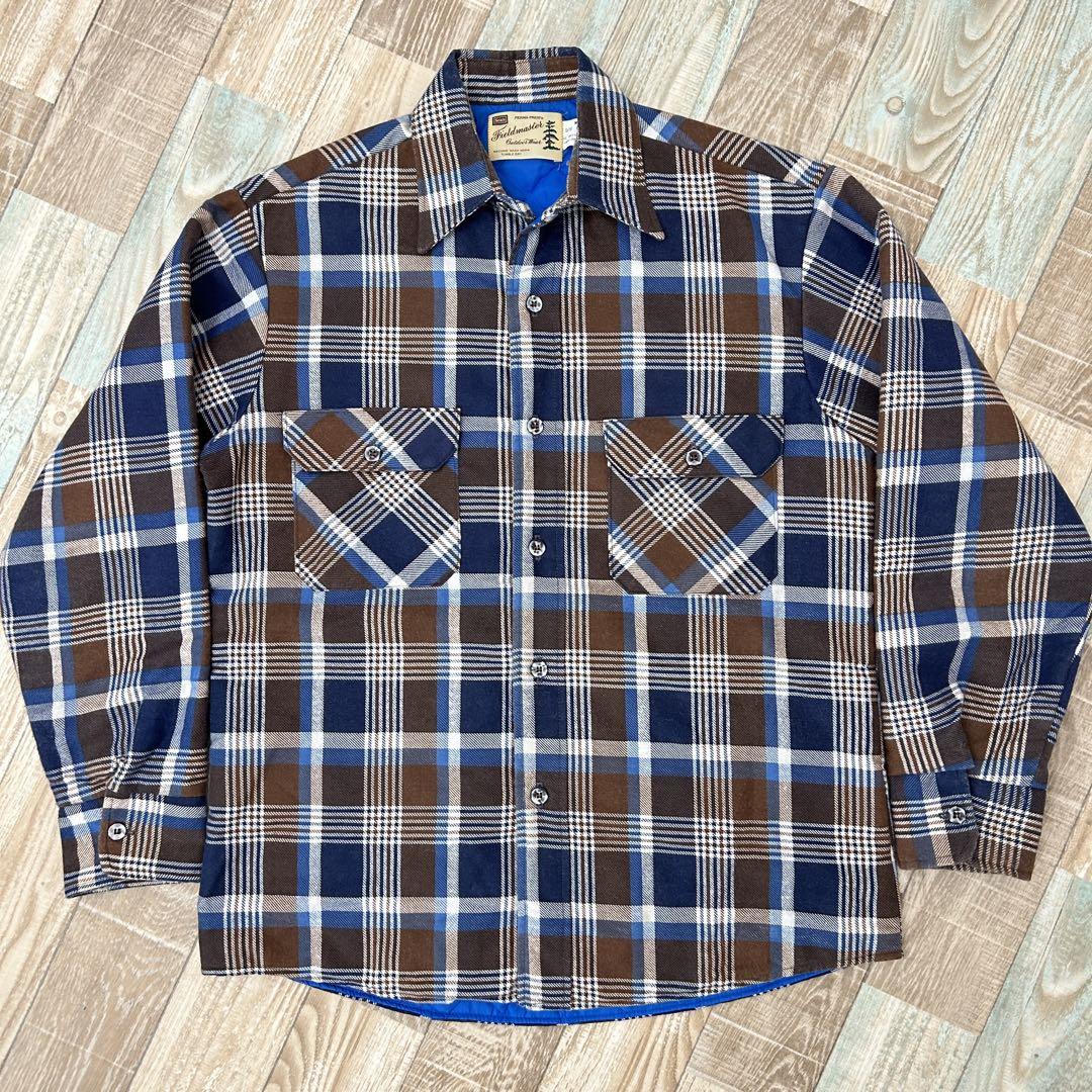 Sears Fieldmaster ネルシャツ キルティング カートコバーン 画像1