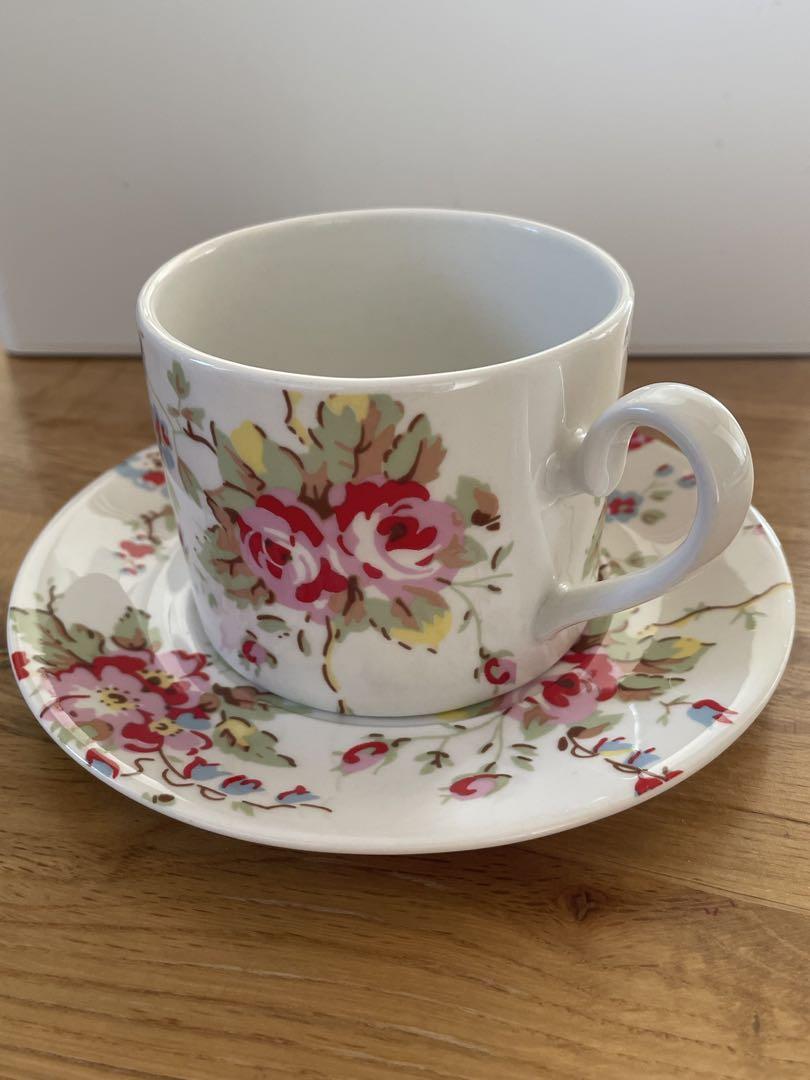 Cath Kidston 花柄 ティーカップとソーサー