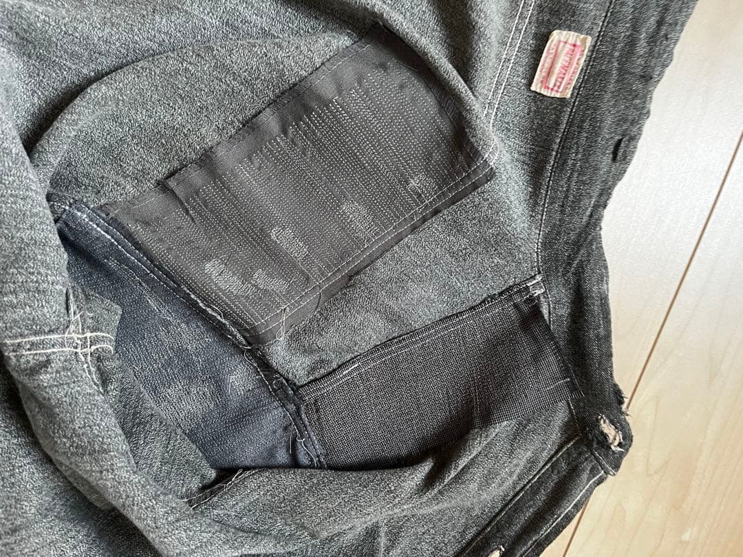 40s 50s シャンブレーシャツ ブラック PACE MAKER SEARSL・American Vintage KANDAIZUMI_COM