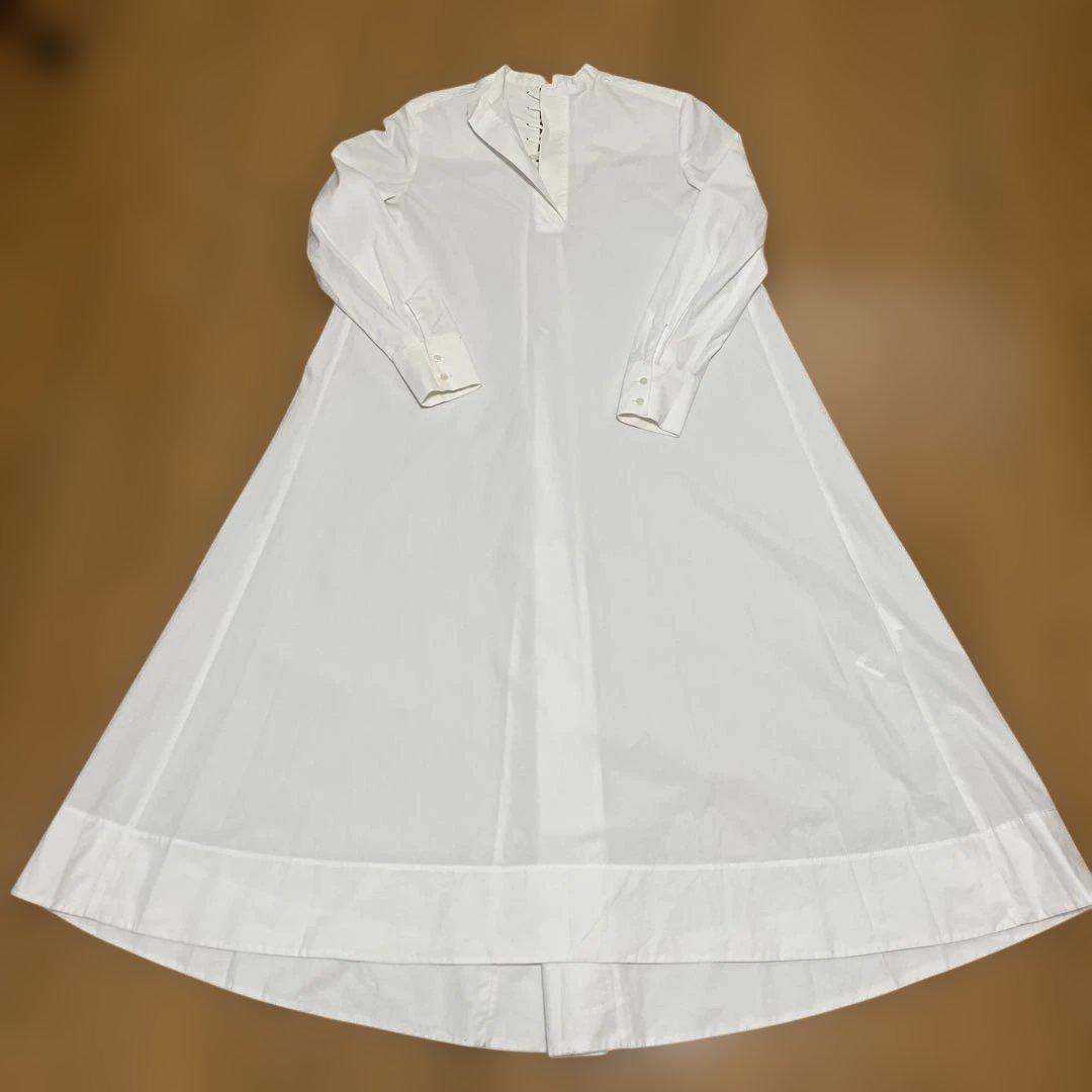 FURFUR ファーファ　シャツワンピース Aライン　マキシ丈