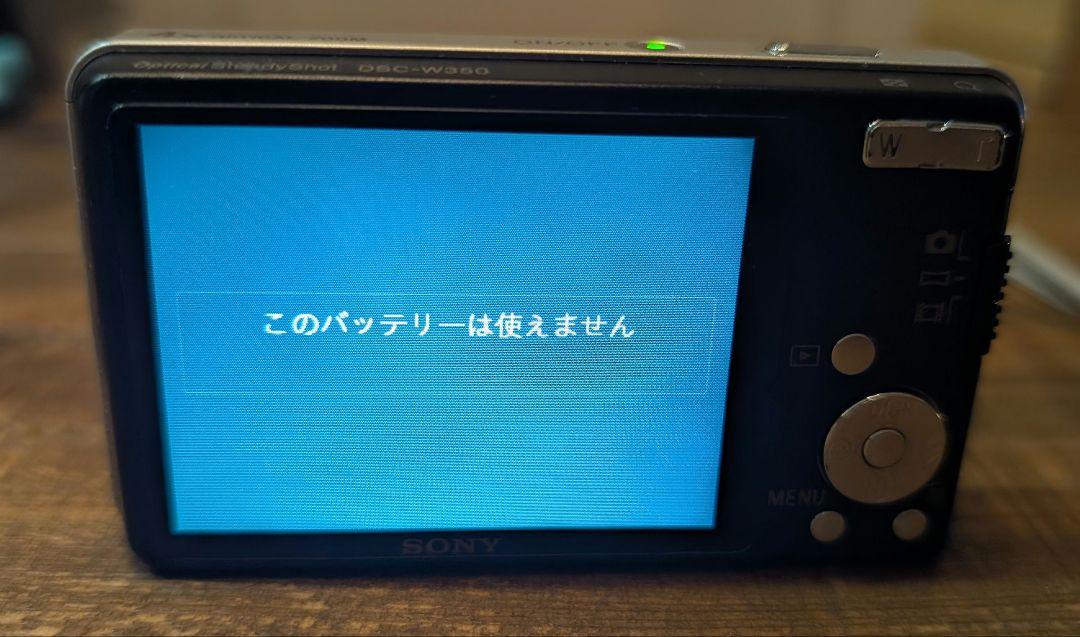 [ジャンク] SONY Cyber-shot DSC-W350 シルバー