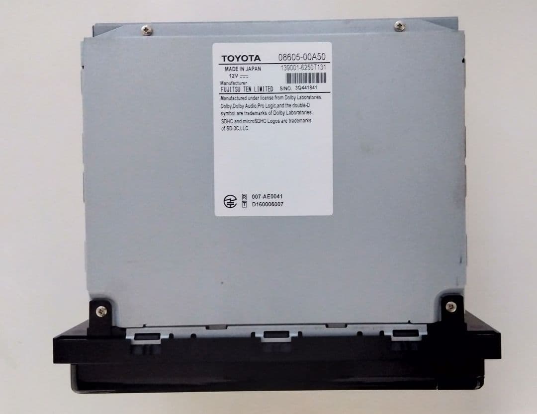 地図 トヨタ純正 SDナビ NSZT-W66T 高精細液晶 アンテナTOYOTA BRIGHTFACE_UK