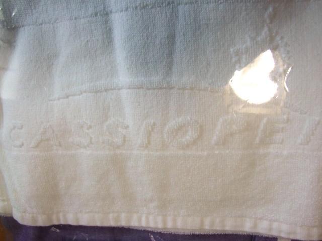 『寝台特急カシオペア　ルームウェアとシャワーセット　訳ありです』　USED品