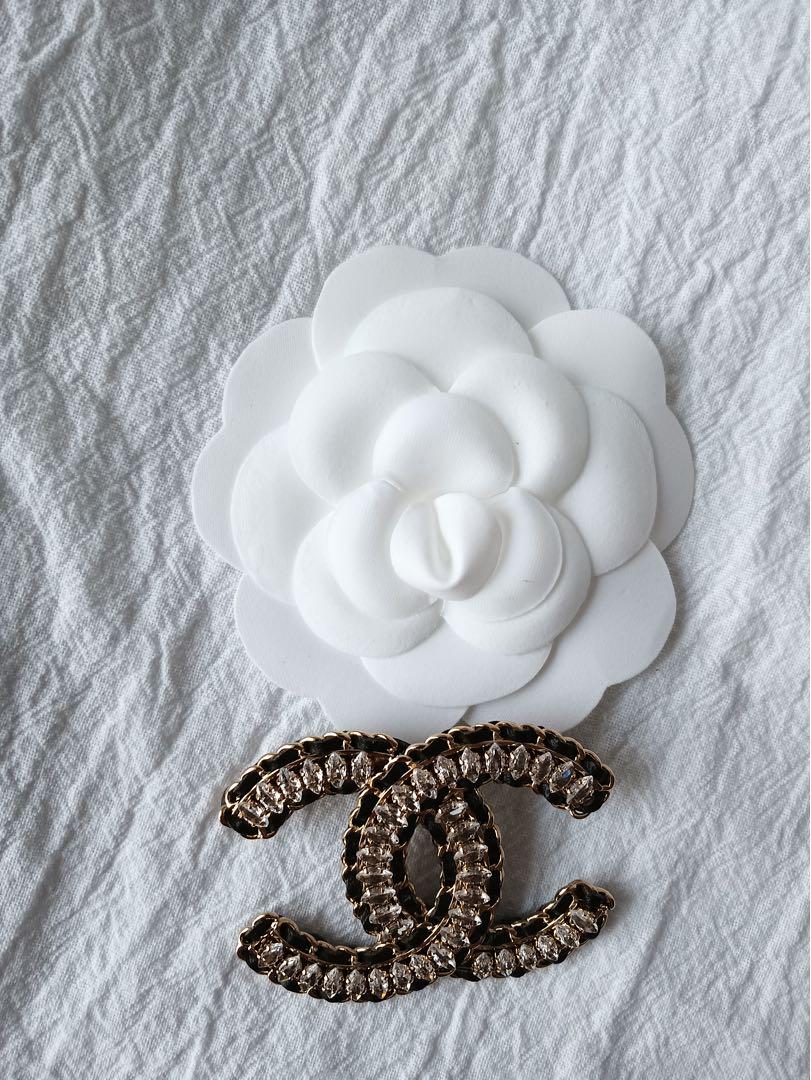 CHANEL シャネル CCロゴ パール ブローチ