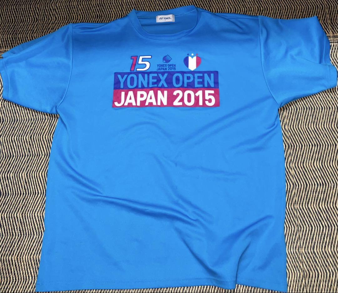YONEX OPEN JAPAN 2015 シャツ 青 O・XL - メルカリ