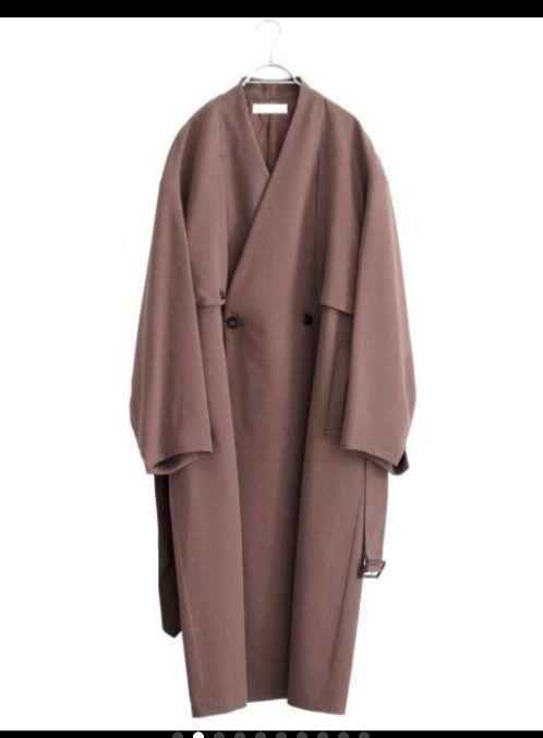 新品未使用 定価10万 ETHOSENS ジョーゼット トレンチコート | www
