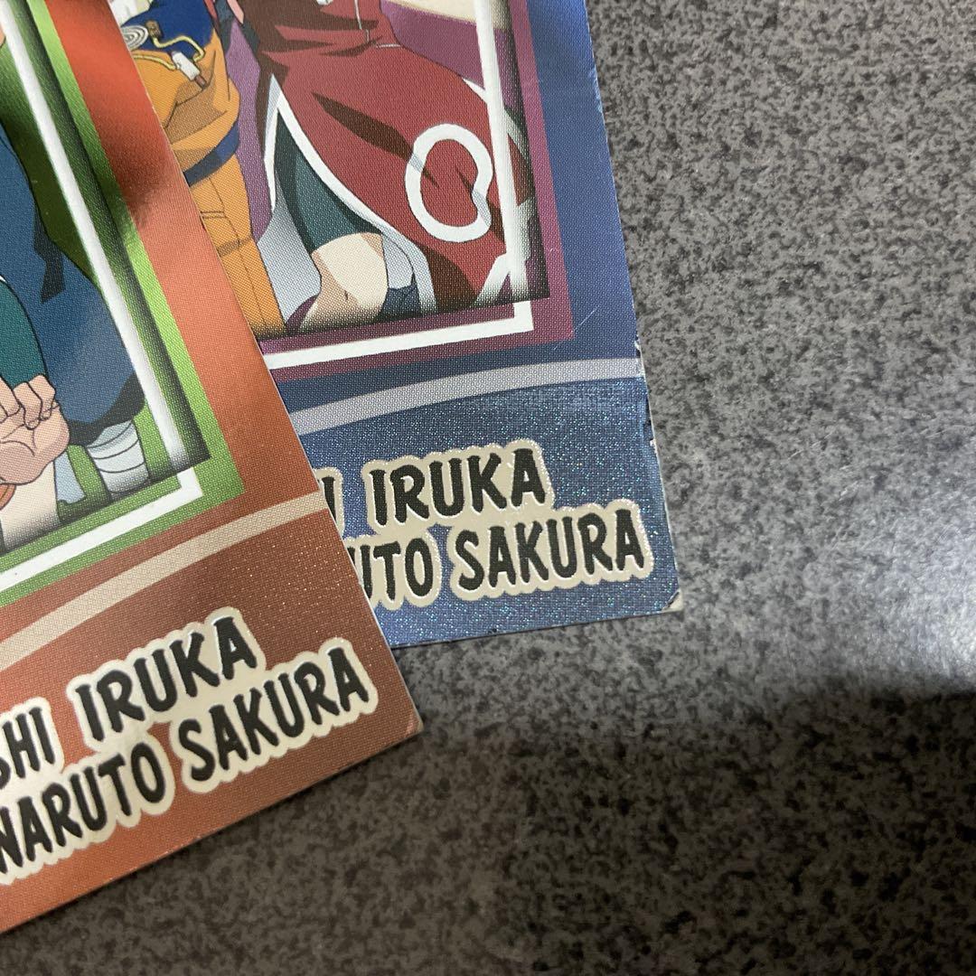【レア】NARUTO バラエティカード 忍者登録証 サスケ サクラ 2枚セット ナルト カード2枚 カカシ イルカ サスケ ナルト サクラ - メルカリ