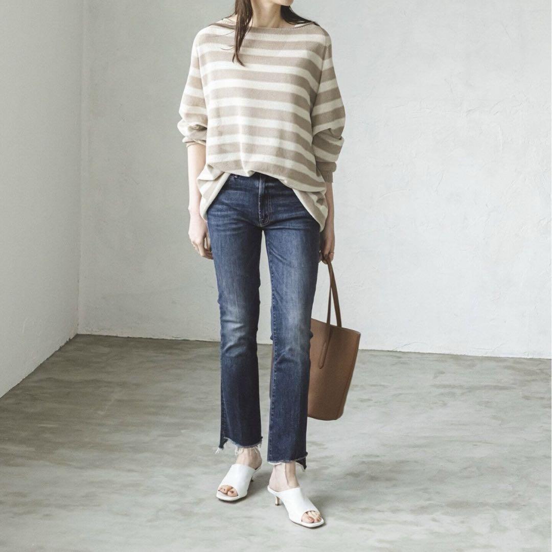 MOTHER マザー デニム INSIDER CROP STEP FRAY