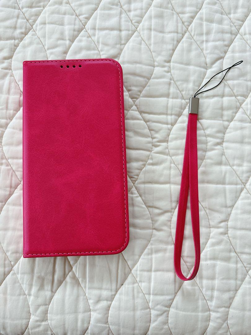 Google Pixel8 ディープピンク可愛い 手帳型 スマホカバ