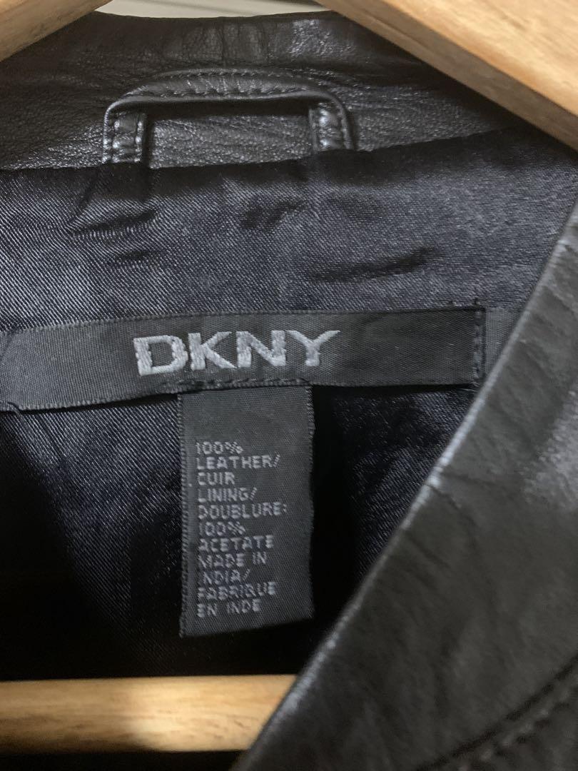 DKNY ブラック レザージャケット