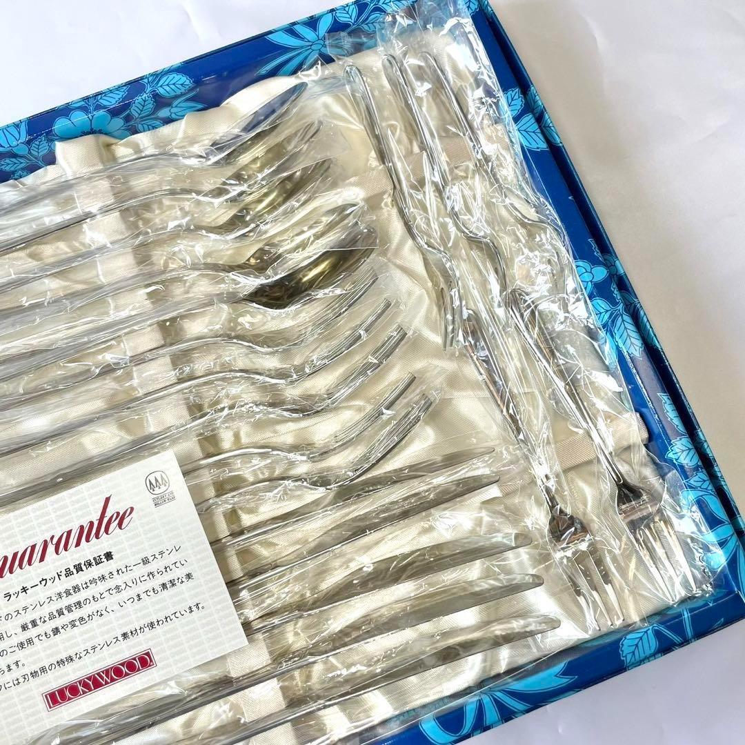 未使用 LUCKYWOOD ラッキーウッド カトラリーセット 25pc