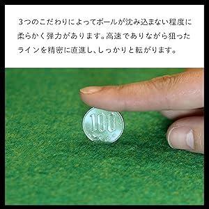 ゴルフパターマットセット アプローチも練習できるパッティングミラー&パターカップ